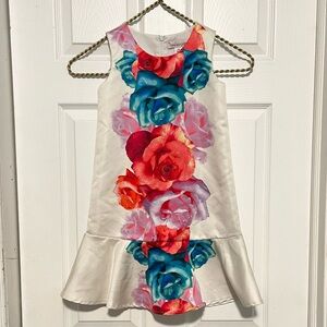 Halabaloo floral formal dress girl size 8